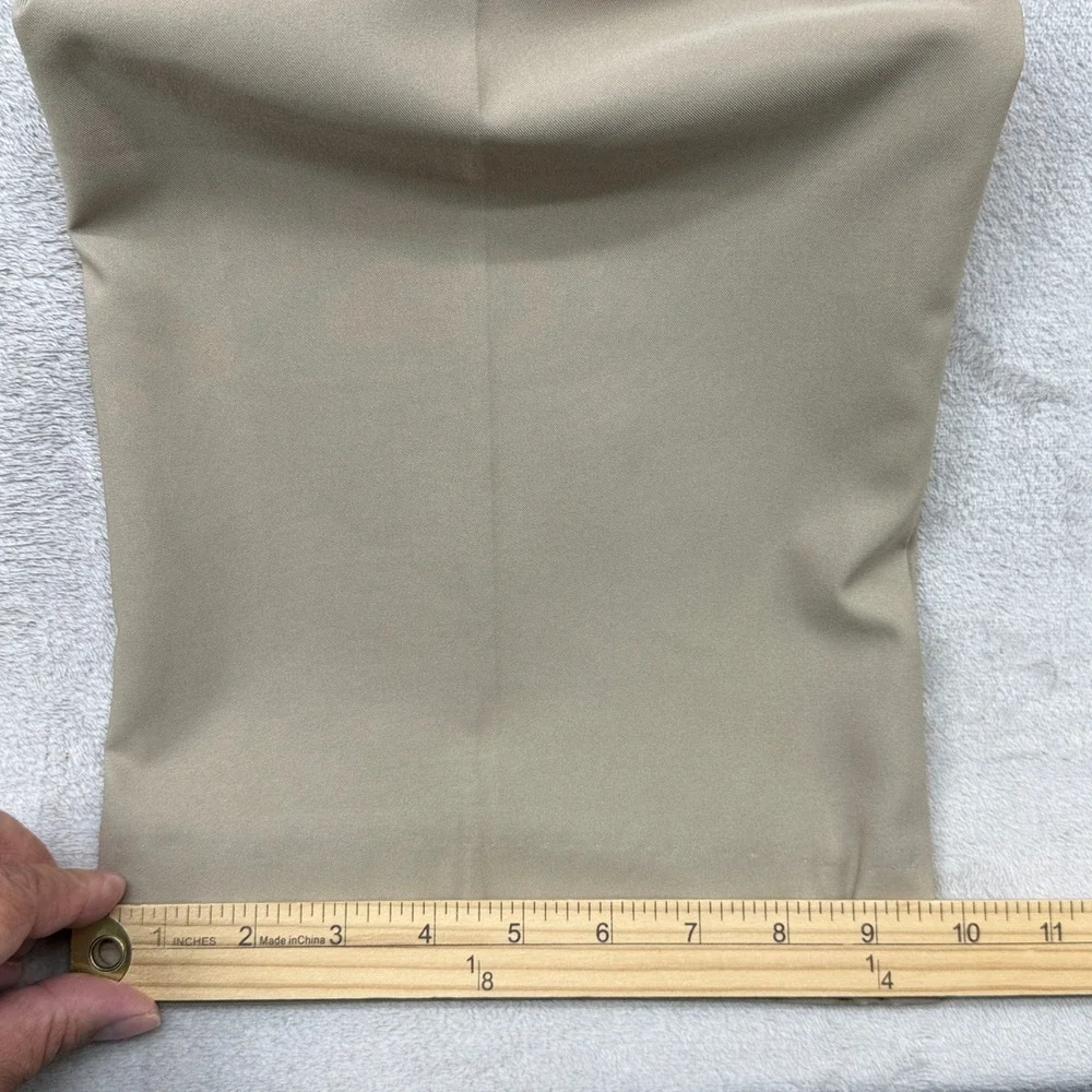 Adidas Golf Pants Mens 36x32 Tan Climalite Flat Front Straight Leg Performance